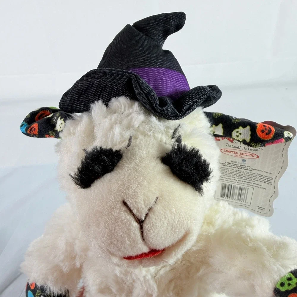Multipet Lamb Chop Halloween Witch Plush Dog Toy Limited Edition 10.5 Inch NWT